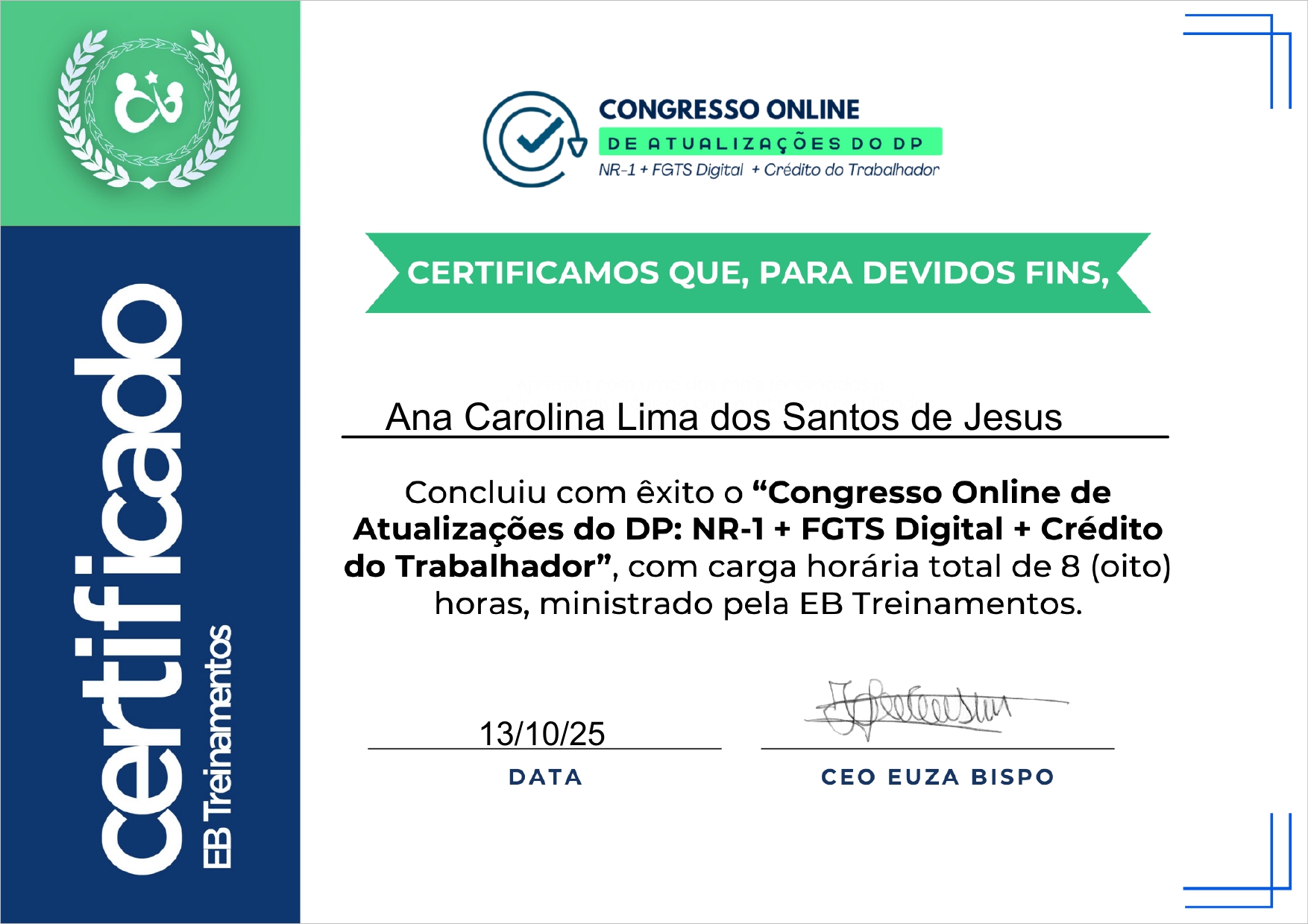 Atualizações do DP